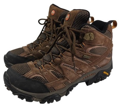 Merrell Moab 2 Mid Waterproof Hiking Boots Earth Brown Men s 9 J88623