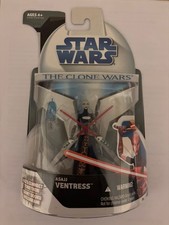 Star Wars Clone Wars 2008 Asajj Ventress Action Figure No. 15 Hasbro New