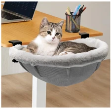 Lilyang Large Cat Desk Hammock Bed 50lbs Steel Frame Washable