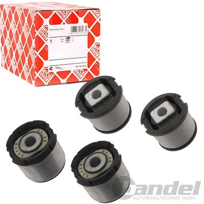 4x FEBI LAGERUNG ACHSKÖRPER HINTERACHSE passend für AUDI A6 C6 4F2 4F5 AVANT