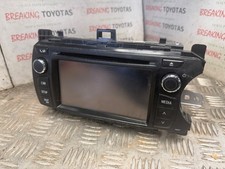 TOYOTA YARIS MK3 2012-2015 GENUINE SAT NAV CD STEREO MEDIA HEAD UNIT 86140-0D020