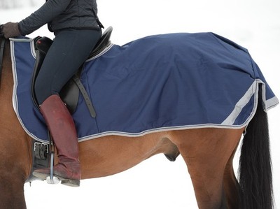 % Bucas Freedom Riding Rug 50g Silk Feel Reitdecke navy -UVP  75,00 -HSS %
