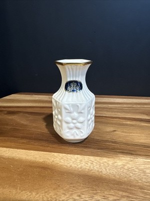 Vintage Miniature Fine Bone China Incense Vase Aynsley Camellia