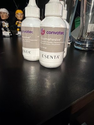 ConvaTec ESENTA Stomahesive Protective Powder LOT of 2 Sealed 1 oz Ostomy Care