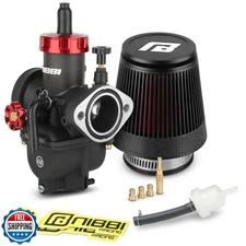 NIBBI 26mm Carburetor with CNC 48mm Air Filter kit,PE26FL Carburetor fit for 