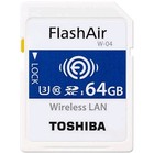 Scheda di memoria wireless TOSHIBA FlashAir W-04 64GB Latest Firmware Upgraded