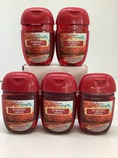 Bath & Body Works Pumpkin Apple Anti-bacterial Hand Sanitizers/Gel Pocket, 5 Pcs
