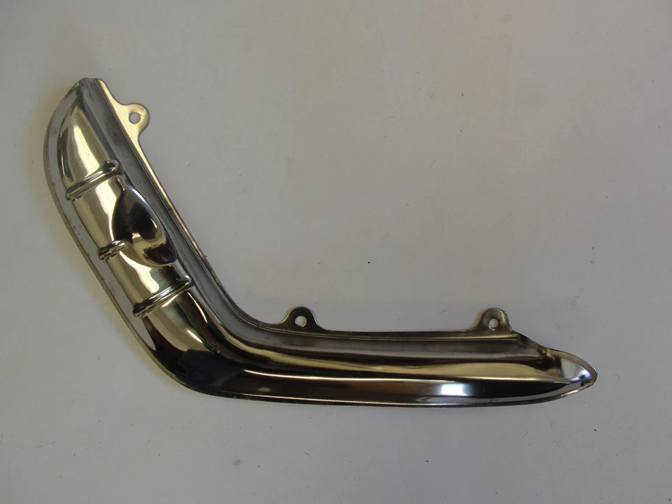 Plymouth Suburban Belvedere 1955 puerta de gasolina tanque de combustible filtro protector cromado nuevo en stock Foto 3 de 4