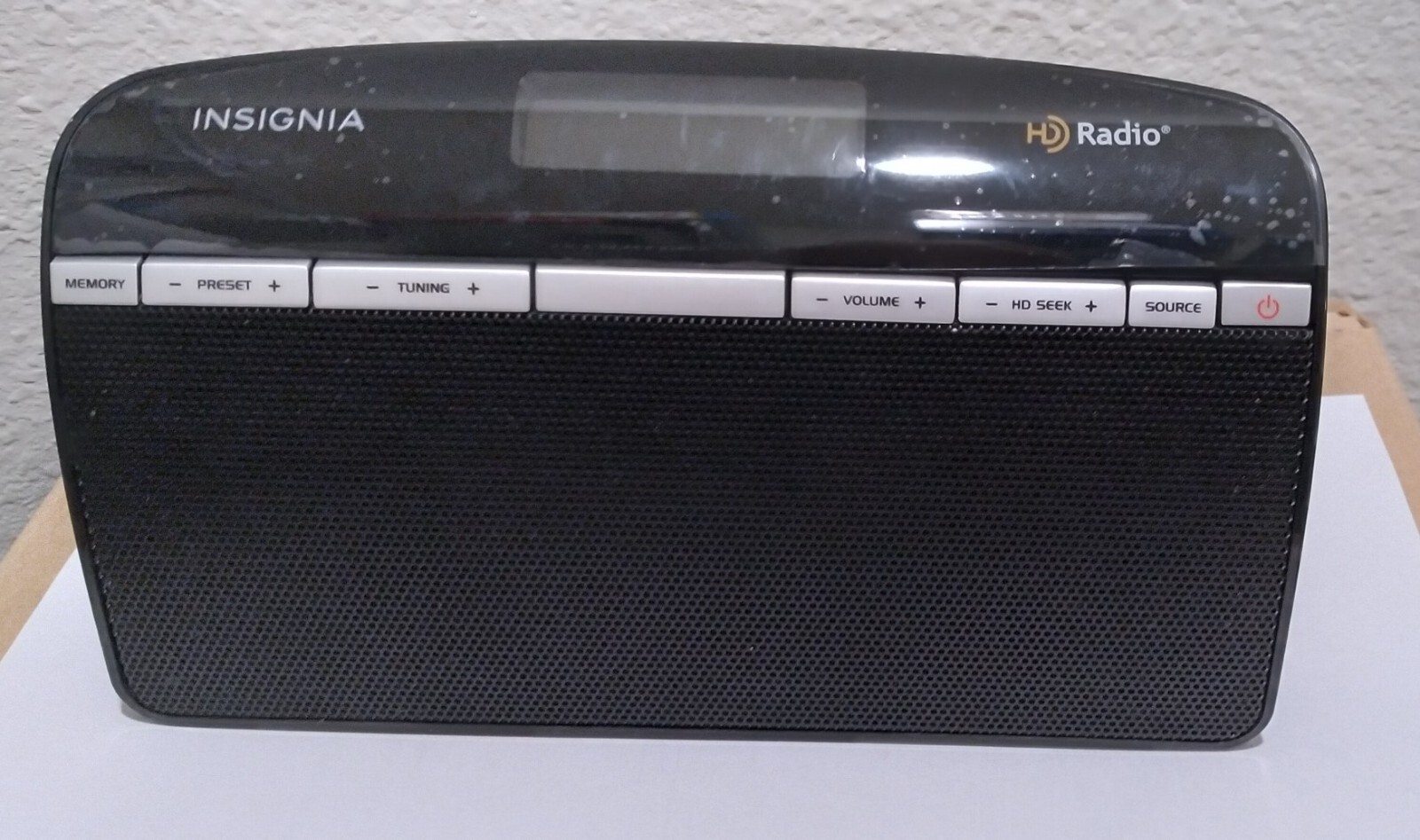 Insignia HD Radio Tabletop Radio Black NS-HDRAD | eBay