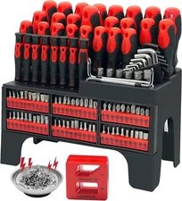 118PCS Precision Magnetic Screwdriver Set with Precision Screwdriver Kit,Bit Set