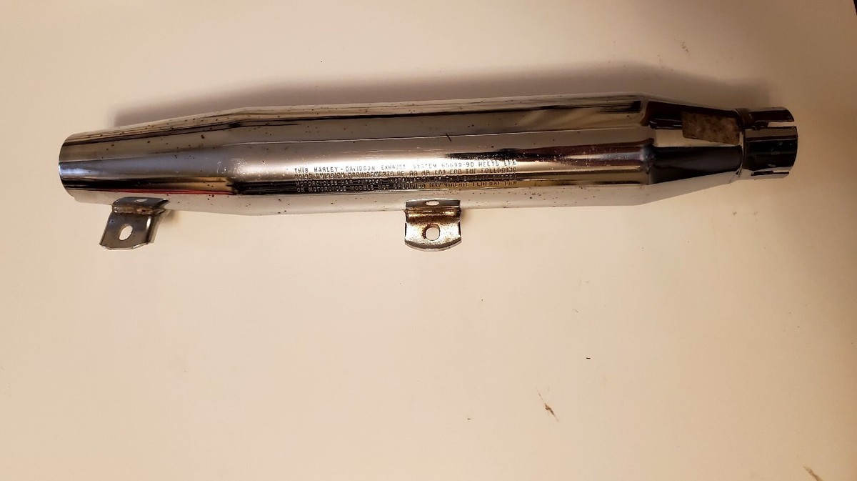 Harley Davidson OEM Muffler HD Genuine 65699-90 VGUC | eBay