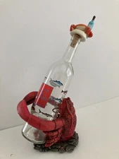 Lobster Wine Bottle Holder, Cool Fish wine Bottle and  Crab Cork