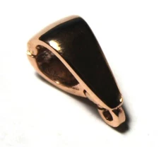 Genuine 9ct Yellow or Rose Gold Enhancer Bale Clasp 14mm x 8mm