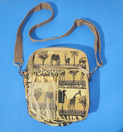 Karriage-Mate San Diego Zoo Cross Body Bag Sack Pack With Water Bottle Safari - Picture 4 of 10