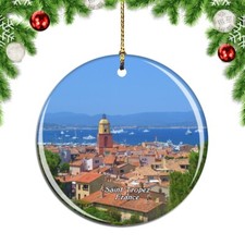 France Saint Tropez Christmas ornament city travel souvenir