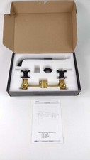 Sumerain Bathroom Sink Faucet and Valves - Wall Mount - Matte Black