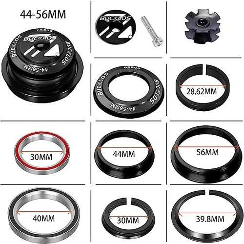 34/44/41.852/4450.6mm Bicycle Sealed Bearing Headset MTB Bike 11/8" Tube Fork eBay