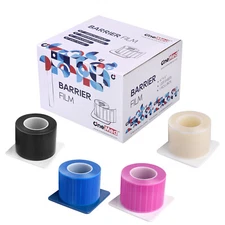 OneMed Barrier Film Tape for Dental Tattoo Adhesive Roll,4"x6", 1200 Sheets/Roll