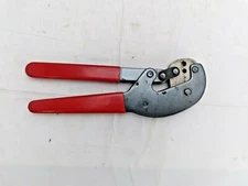 Crimping Pliers, Electrical Cable Hex Crimp, Hand Tool & Equipment, Red Handle