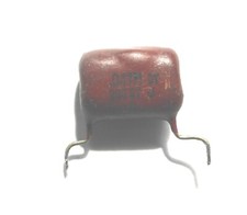 .047uF 200V Vintage Brown Drop Tone Capacitor-used-tests good