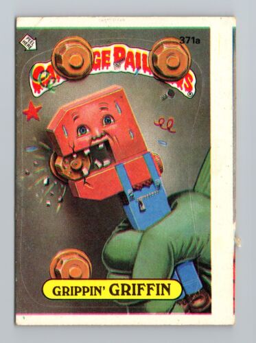 DOUBLE ERROR 1987 Garbage Pail Kids 9th Series OS9 371a Grippin' Griffin - Picture 1 of 2