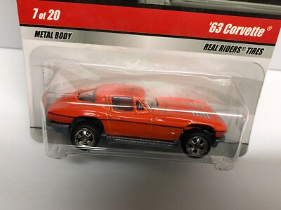 2008 Hot Wheels LARRYS GARAGE '63 Corvette (Orange) 7 of 20 with