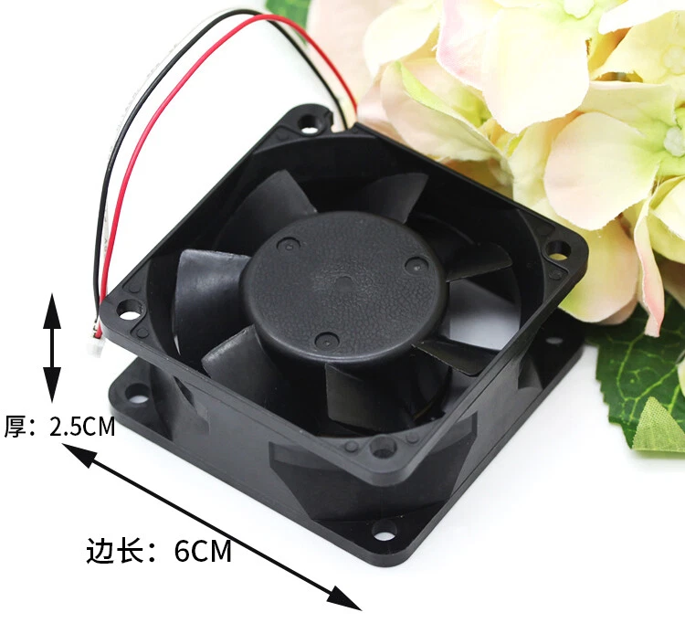 NMB 2410ML-05W-B79 6025 6CM 24V 0.25A 3-pin stop warning inverter fan - Image 2 of 2