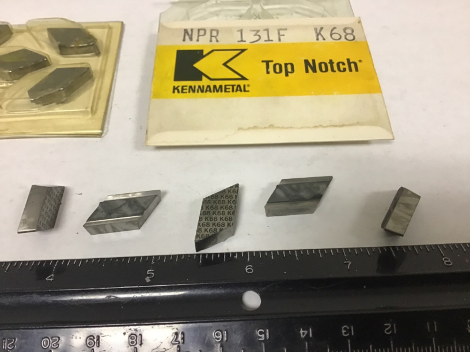 Qty (10) Kennametal Top Notch Carbide Inserts NPR 131F Grade K68 eBay
