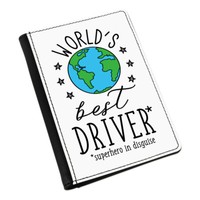 World's Best Treiber Passport Halter HüLle ÜBerzug Lustig Spass Favorit Rennauto