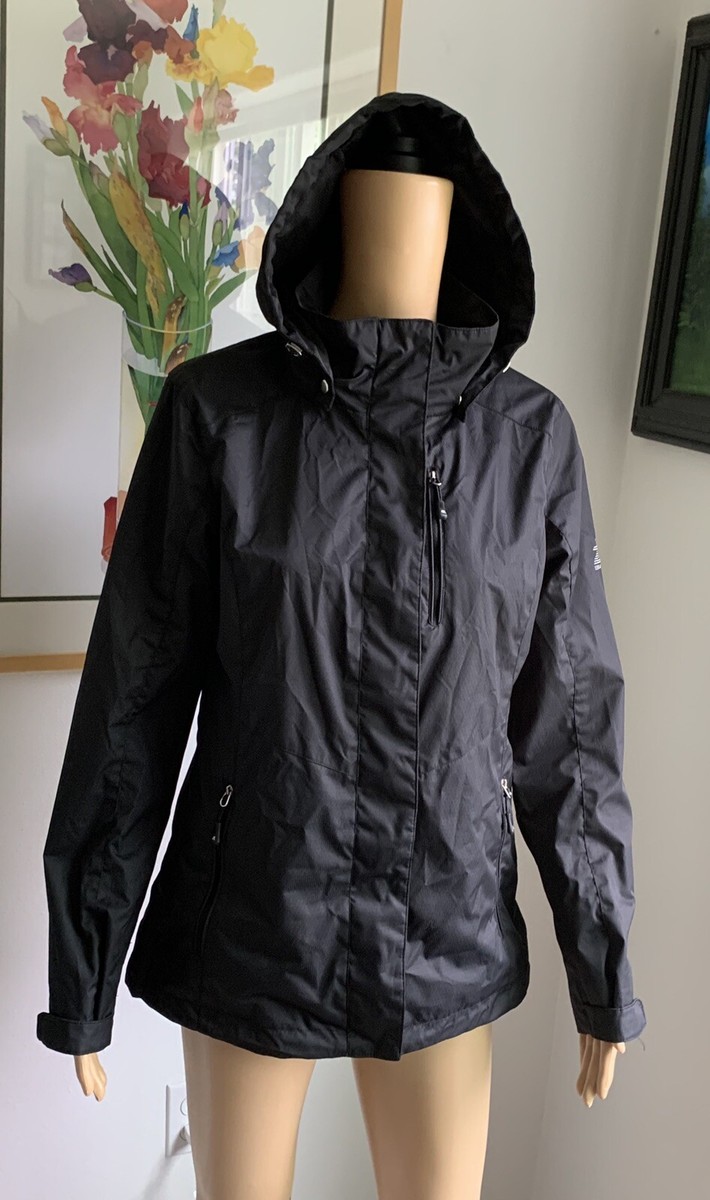 NWOT ZEROXPOSUR Women's Black 100% Polyester Jacket Detachable