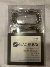 Glacier Bay Double Roller Shower Hook in Chrome