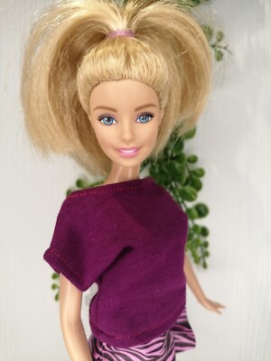  Wunderschöne blonde Barbie Puppe von Mattel im rosa Outfit  