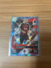 2022 Topps Match Attax UEFA Crystal Blue Theo Hernandez AC Milan #327