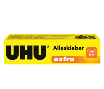 UHU Alleskleber Extra 31g Universalkleber Gel Klebstoff glasklar tropffrei 46015