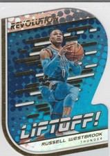 RUSSELL WESTBROOK 2018/19 Basketball Revolution LIFTOFF INSERT CARD Thunder LE!