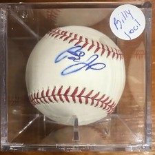 BILLY JOEL "PIANO MAN" HAND SIGNED BASEBALL (JSA) COA
