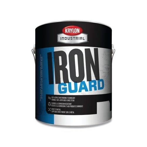 Krylon Industrial Iron Guard® WaterBased Acrylic Enamel, 1 Gal, New