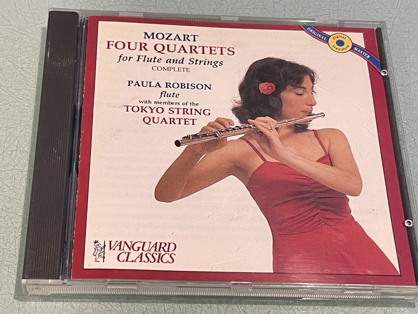 Mozart - Four Quartets For Flute and Strings - 1990 CD Album - Paula Robison