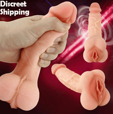 Penis SLEEVE Male Realistic Vagina Pocket Pussy Masturbator Sex Toys Men Adult