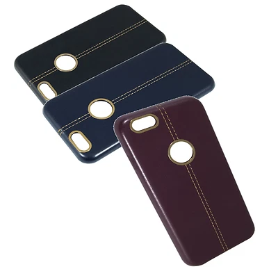 NOMAD Back CASE Leder Imitat Cover Hülle Schutzhülle Tasche Etui für ver. Handy - Bild 1 von 2