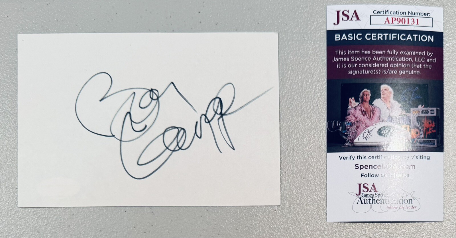 Boy George Signed Autographed 4x6 Card JSA Cert Culture Club Singer | eBay