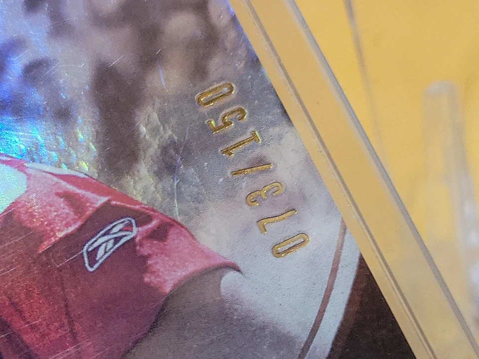 🟪🦅⬜2008 ICONS CALIAS CAMPBELL NFL ROOKIES DIE-CUT GOLD 73/150 CARDINALS/RAVENS - Image 2 of 3