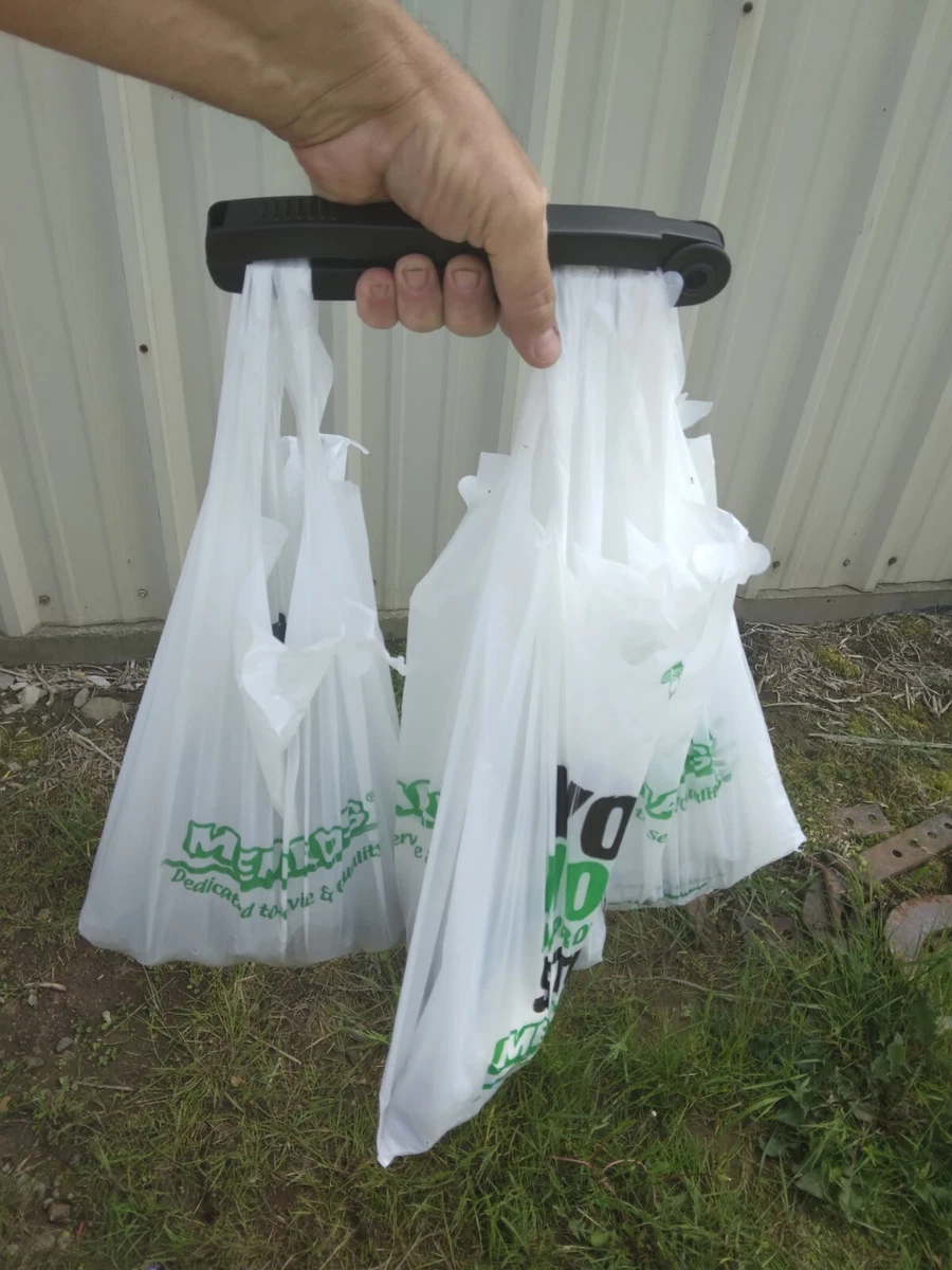 2 Hand Retail Grocery store Wal Mart Bag Carrier Carry All Handle
