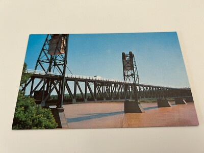 #ad Missouri Bridge at Yankton Linking Nebraska and South Dakota Postcard $2.00