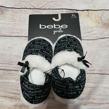 NWT Size XL 11/12 Little GIRLS bebe Slippers