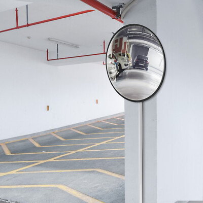 18'' Round Corner Convex Mirror Security Safety Outdoor Driveway Garage Wide View