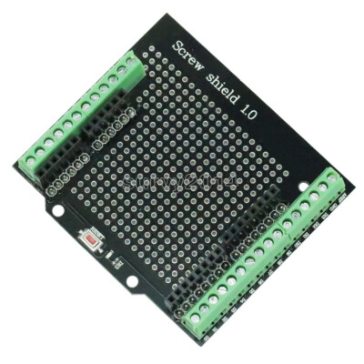 Proto Screw Shield Module for Arduino Open Source Reset Button LED
