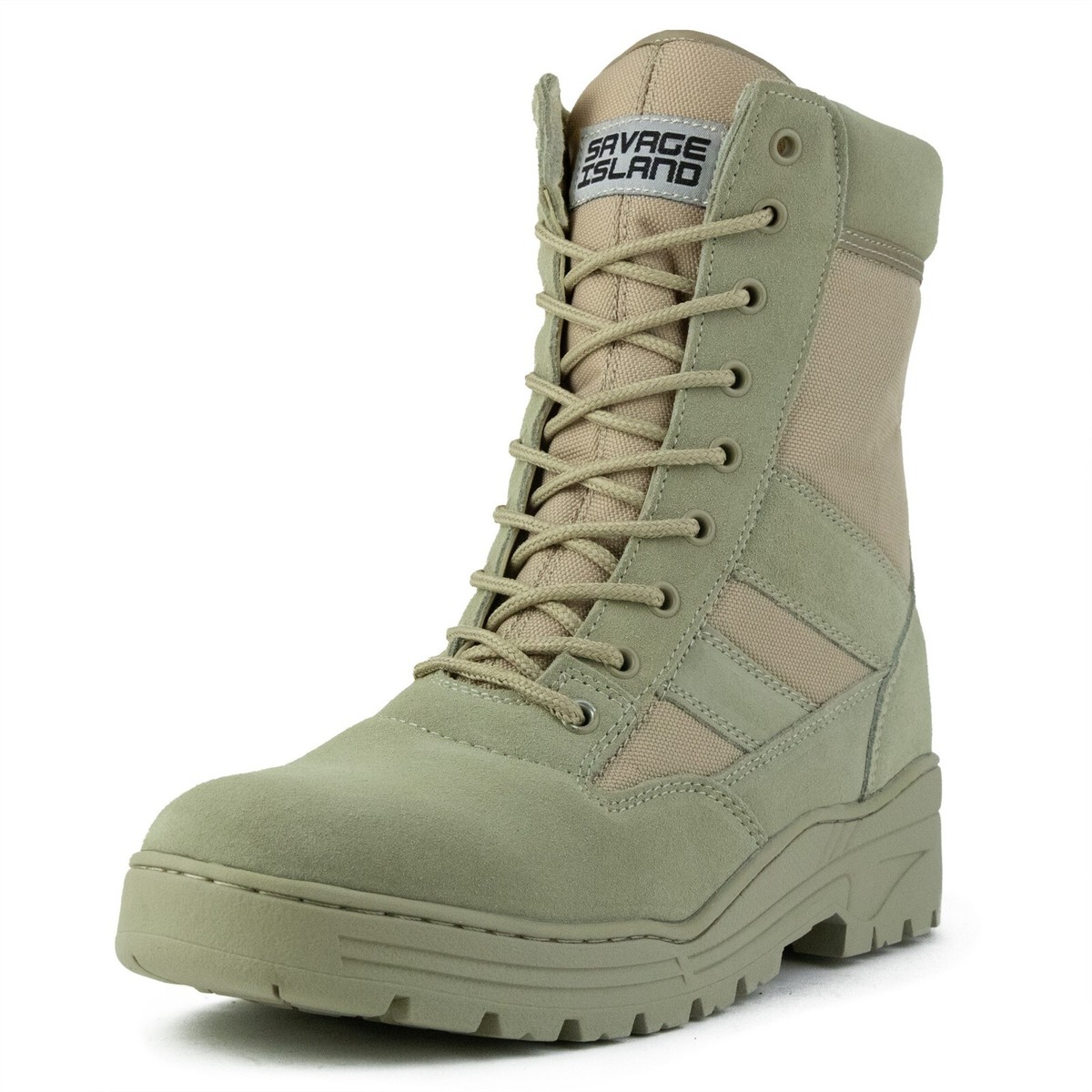 Desert Suede Combat Boots Security Tactical Cadet Work Tan Military 977