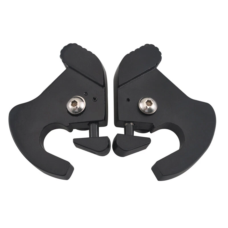 Kit de bloqueo de clips de pestillo de acoplamiento portaequipajes Sissy Bar rotativo desmontable para Harley Foto 3 de 4