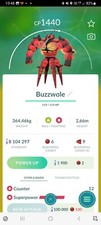 Pokemon Trade Go Buzzwole Level 15 Below 1500 CP Great League 3 moves